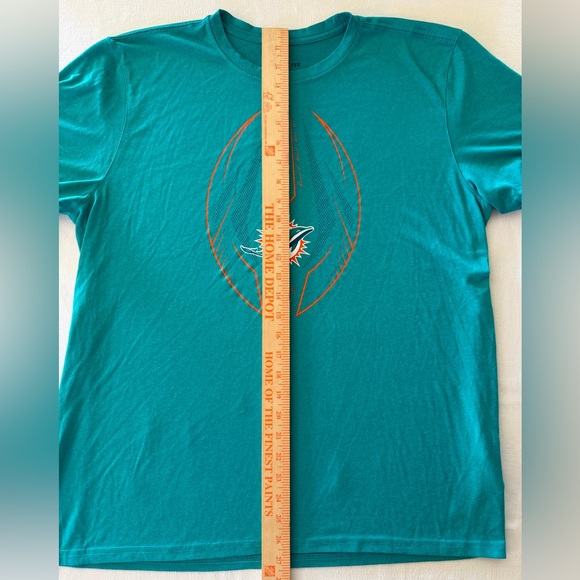 Nike Dri-FIT Miami Dolphins Tee Shirt Aqua Green Size XL NFL Football - Picture 6 of 7